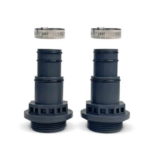 Sand Filter Pump 1 1/4" Hose Adapter & Hose Clamp(2Pc in Set) - Aquastrong
