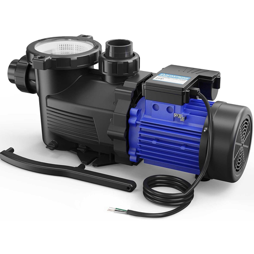 Single Speed Pool Pumps, 3/4 HP to 3 HP, 4332 GPH to 9350 GPH with Filter Basket - Aquastrong