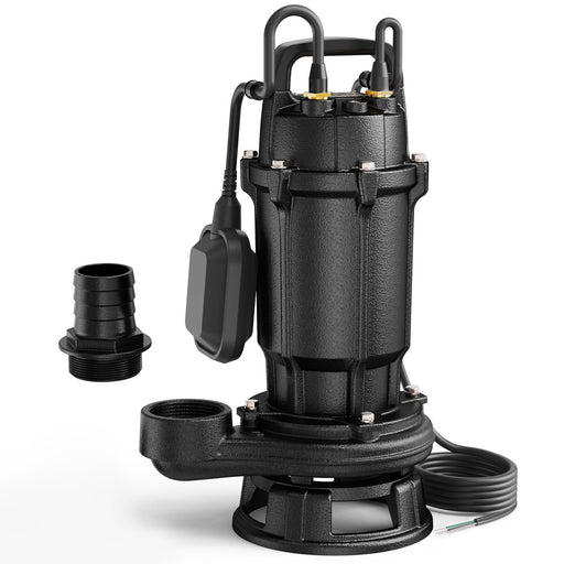 SEP100CA 1 HP Sump Pump Cast Iron, 220V 4200 GPH - Aquastrong