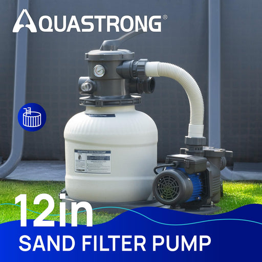 SFPV120 1/2 HP Sand Filter Pump 2500GPH, 12in Up to 9000GAL - Aquastrong