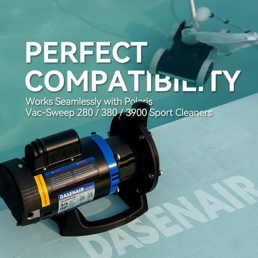 PBS075 Booster Pump 3/4 HP 115V & 230V IPX4 Waterproof Compatible for Pressure Side Pool Cleaners Vac-Sweep 280,380,3900 - Aquastrong