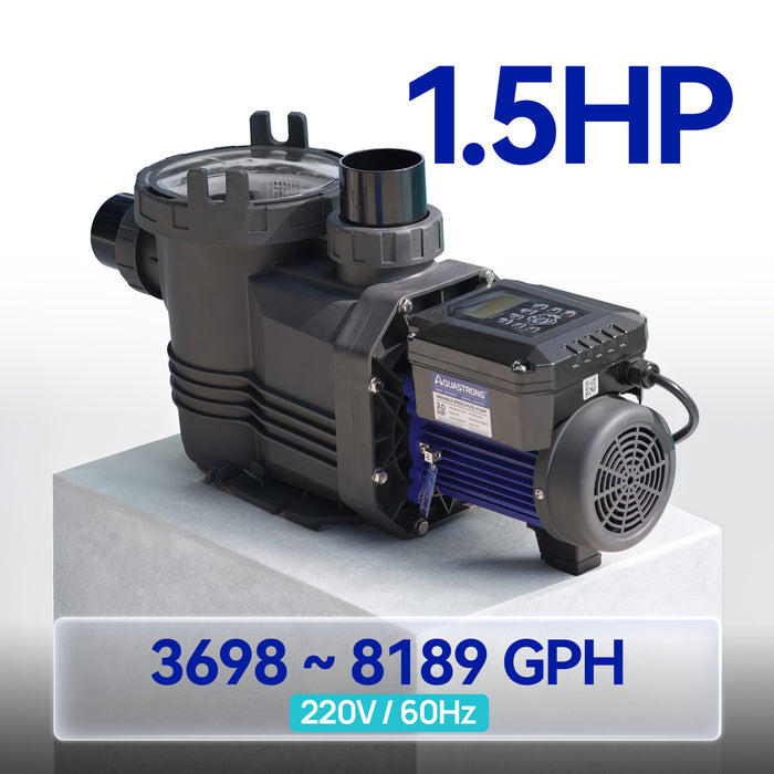 Variable Speed Pool Pumps, 1.5 HP to 3 HP, 8189GPH to 11359GPH, 220V