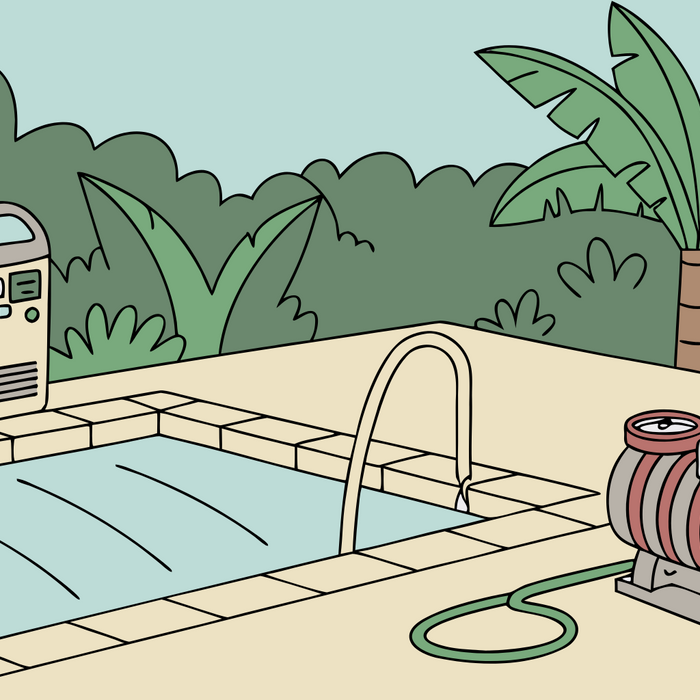How to set up the controller for a variable speed pool pump?
