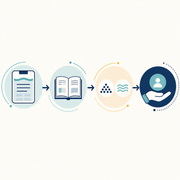 Illustration: conceptual filter-media compatibility path from a pool-filter label to the exact manual and qualified handoff.