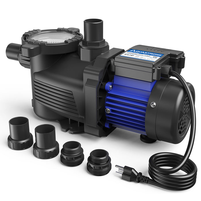 PSP066-LV 3/4 HP 115V Pool Pump Single Speed, 4332 GPH - Aquastrong