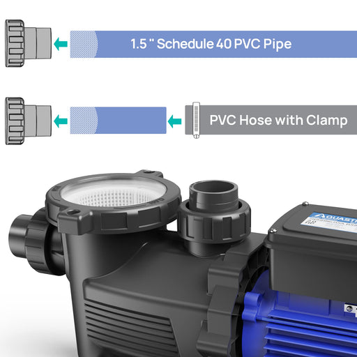 Pool Pump Adapter for 1.5‘’ PVC Pipe（2PC in Set） - Aquastrong