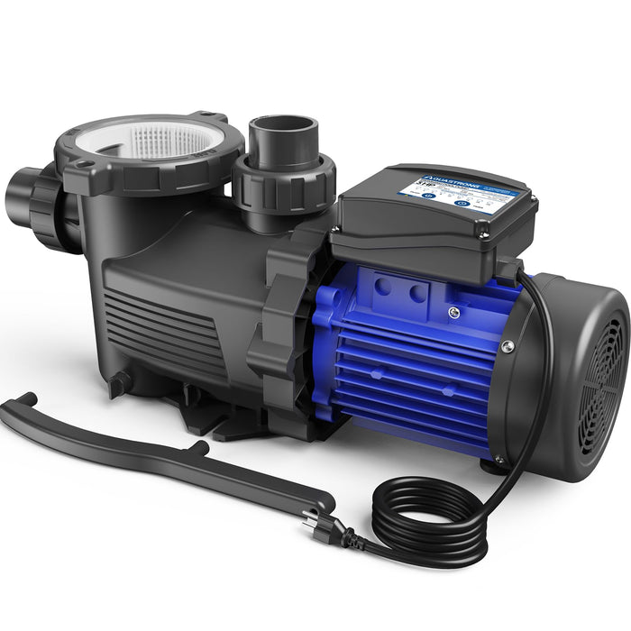 PSP300T-LV 3 HP 115V Pool Pump with Timer, 9350 GPH - Aquastrong