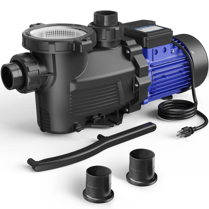 PSP200 2 HP 115V Pool Pump Single Speed, 8917GPH - Aquastrong