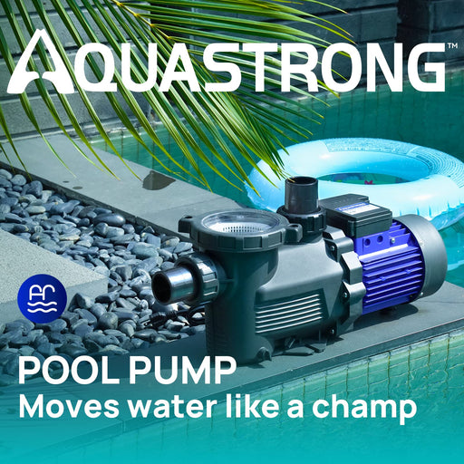 PSP100 1 HP 115V Pool Pump Single Speed, 6100 GPH - Aquastrong