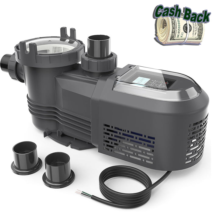 Variable Speed Pool Pumps, 1.5 HP to 3 HP, 8189GPH to 11359GPH, 220V