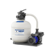 Sand Filter Pumps 115V 12in to 20in With Timer, 1/2 HP to 2 HP,  Max  8917GPH for Pools Up to 38000GAL, 6-Way Valve - Aquastrong