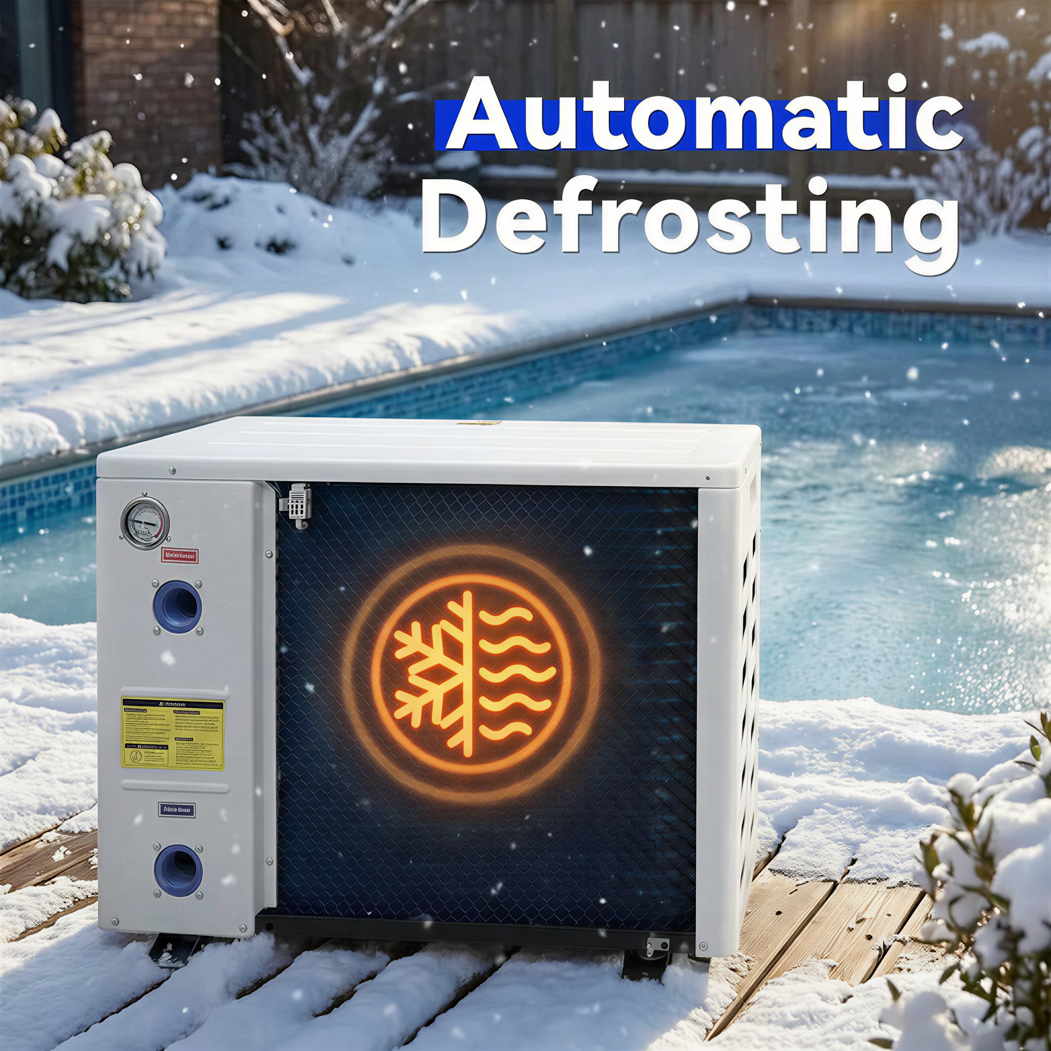 PRO Heat Pumps, Up to 100,000 BTU Inverter, for Pools up to 26,000 Gal ...