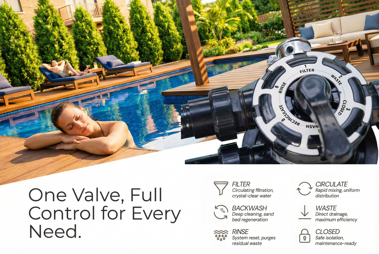 6-in-1 Master Valve, Total Flow Control
