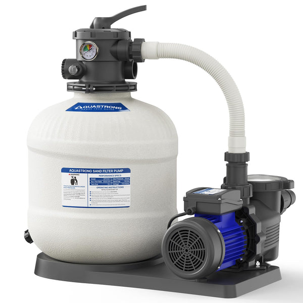 SFPV181T 1.5HP Sand Filter Pump 8100GPH with Timer 18in Up to 28000GAL
