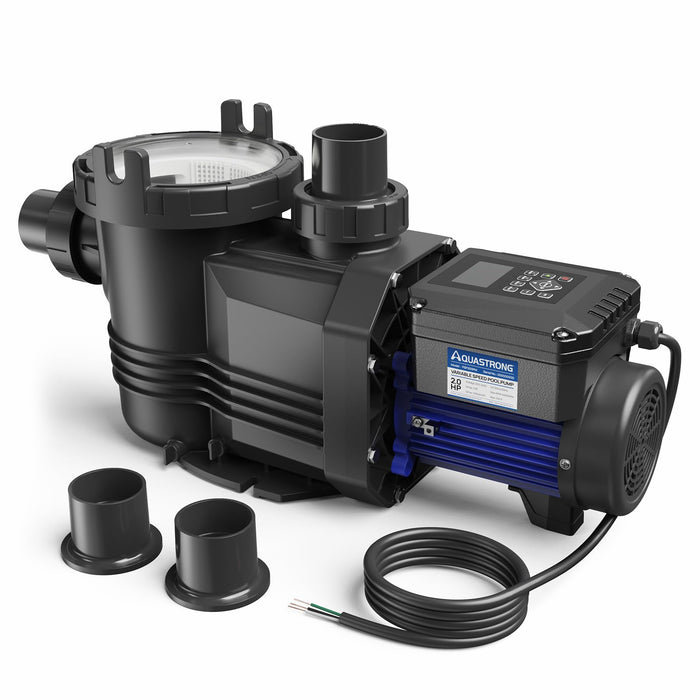 PSP200PM  2 HP, 220V Pool Pump Variable Speed, 10566GPH - Aquastrong