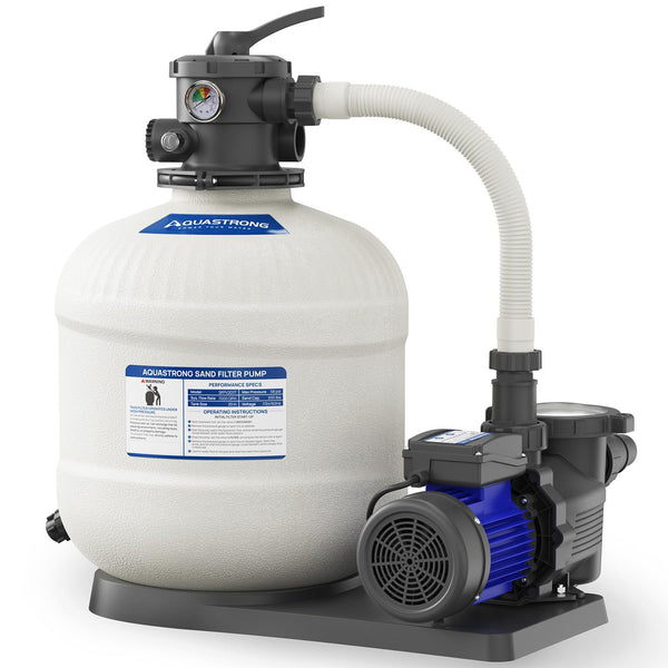 SFPV201T 2HP Sand Filter Pump 8917GPH with Timer 20in Up to 38000GAL