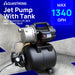 PGA150SA 1.6 HP 115V Shallow Well Pump with Pressure Tank, 1320 GPH - Aquastrong