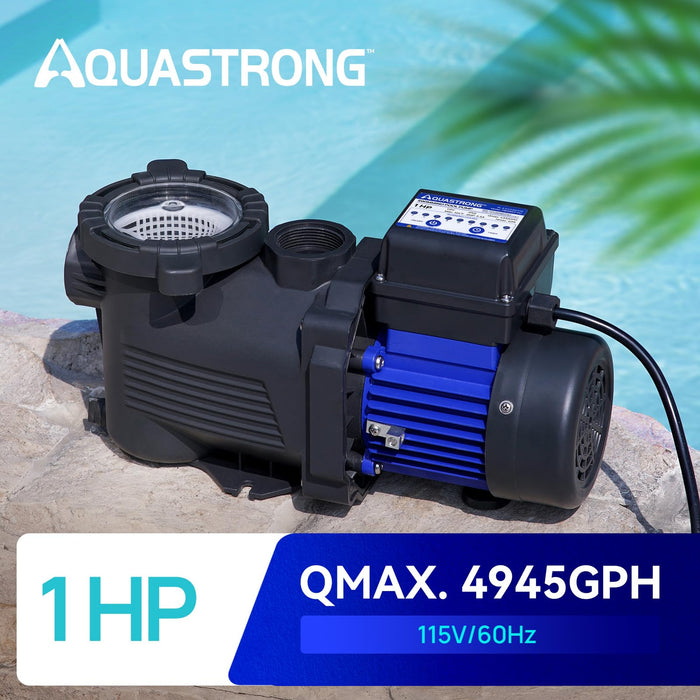 PSP070-LV 3/4 HP 115V Pool Pump Single Speed, 4945 GPH