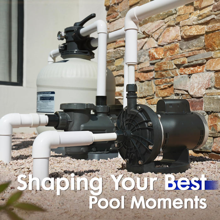 PBP075 Booster Pump 3/4 HP 115V & 230V IPX4 Waterproof Compatible for Pressure-Side Pool Cleaners Vac-Sweep 280,380,3900