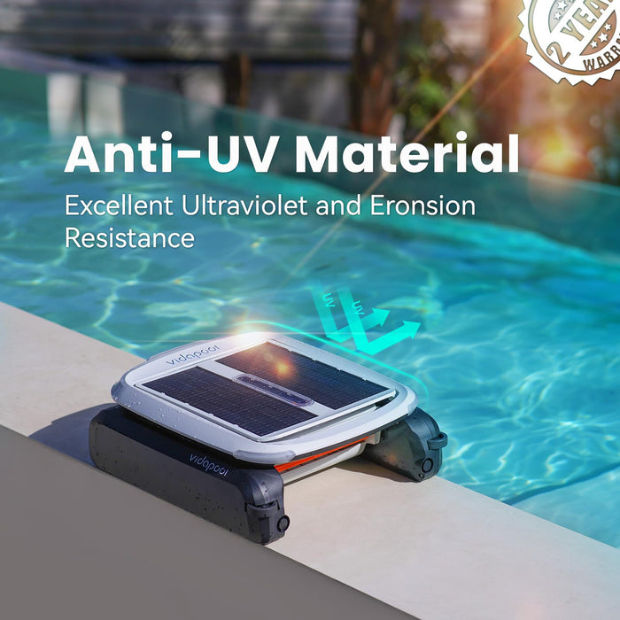 VRPC01 Solar Powered Automatic Robotic Pool Skimmer Cleaner - Aquastrong