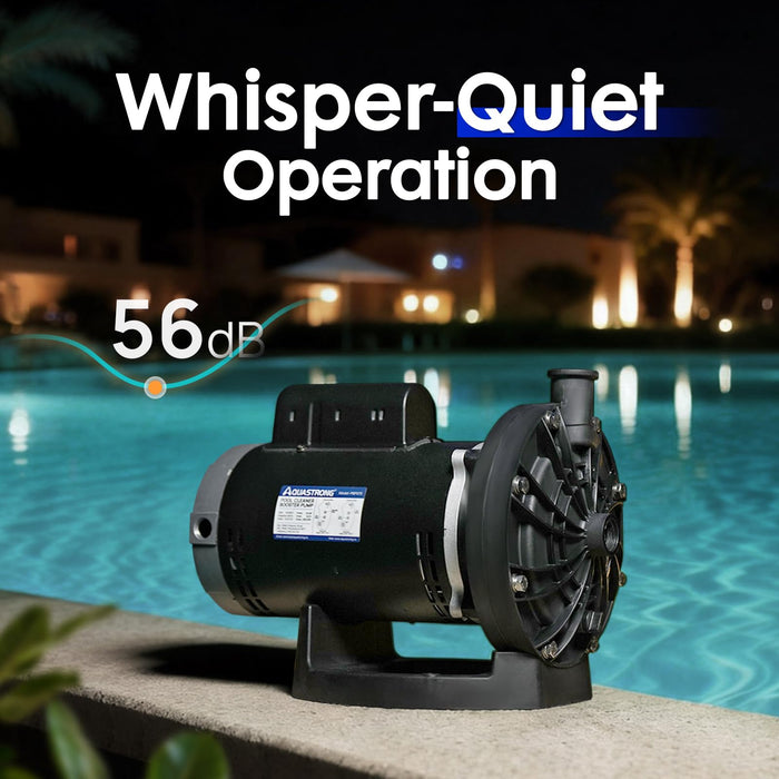 PBP075 Booster Pump 3/4 HP 115V & 230V IPX4 Waterproof Compatible for Pressure-Side Pool Cleaners Vac-Sweep 280,380,3900