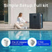 HEX110TOP 110,000 BTU Top Discharge Heat Pump For 32,000 Gallons Pools 220V - Aquastrong