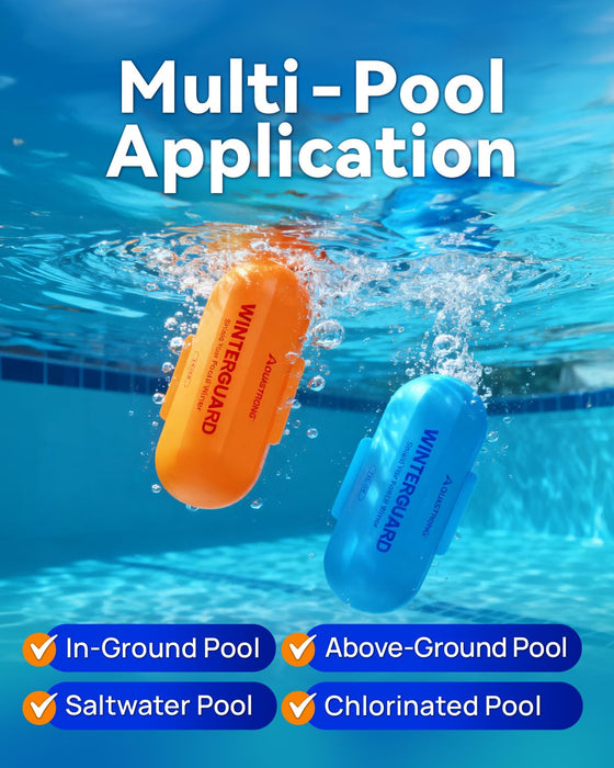 Winter Pool Closing Kit - 3 in 1 Winterizing Care for 30,000 Gallons Above Ground & Inground Pools