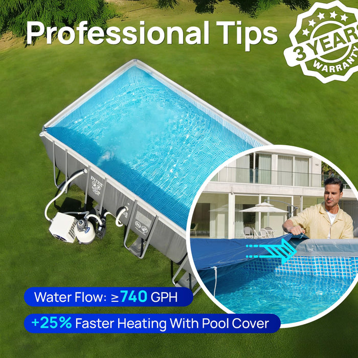 HEX022MINI 22,000 BTU Heat Pump For 7,000 Gallons Pools 115V