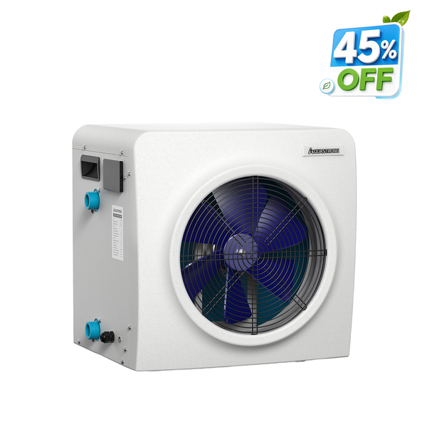 MINI Heat Pumps, Up to 18,000 BTU Inverter, for Pools up to 6,500 Gallons, 115V