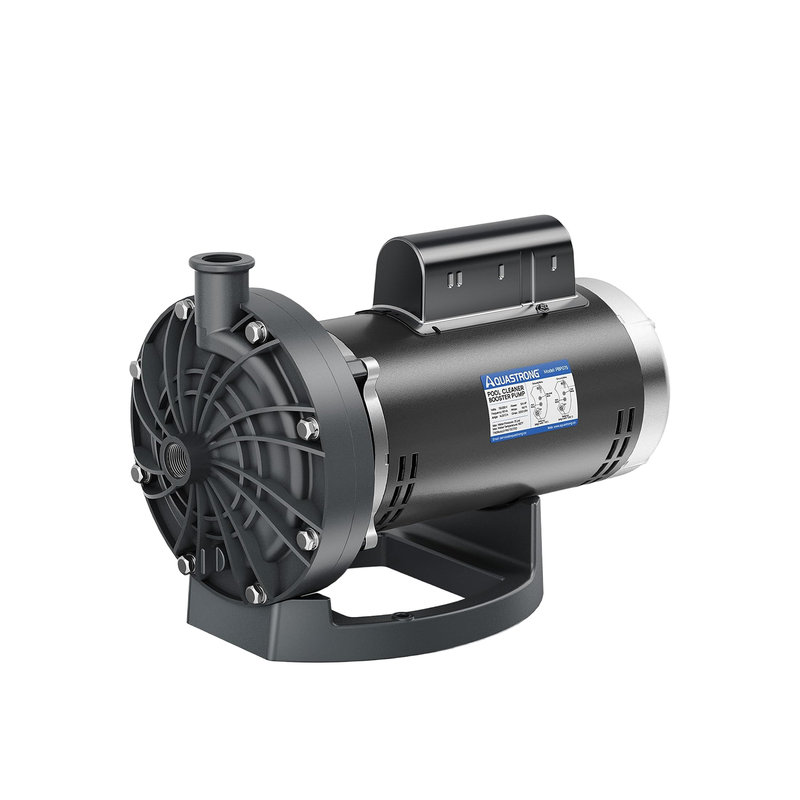 PBP075 Booster Pump 3/4 HP 115V & 230V IPX4 Waterproof Compatible for Pressure-Side Pool Cleaners Vac-Sweep 280,380,3900 - Aquastrong