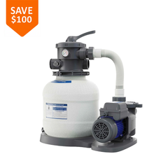 SFPV160T 3/4 HP Sand Filter Pump 3800GPH with Timer 16in Up to 16000GAL